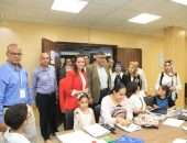 محافظ الجيزة يتفقد حديقة العجوزة ومكتبة ٦ أكتوبر