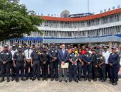 لقاء سفير جمهورية مصر العربية في مونروفيا مع المفتش العام لجهاز الشرطة الليبيري واجتماعه بقيادات وكوادر الشرطة الليبيرية