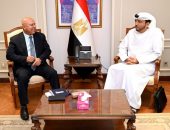 لقاء نائب رئيس مجلس الوزراء للتنمية الصناعية وزير الصناعة والنقل  مع وفد وزارة الصناعة والتكنولوجيا المتقدمة الإماراتية