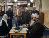 المشرف على الأروقة يتابع اختبارات نهاية المستوى برواق القرآن الكريم بالجامع الأزهر