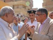 محافظ الجيزة يتفقد المراحل النهائية لإنشاء سوق الصف الحضاري بمركز ومدينة الصف
