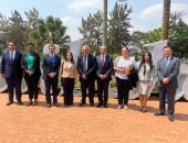 زيارة وزير الخارجية والهجرة والمصريين بالخارج للنصب التذكاري الخاص بضحايا الإبادة الجماعية في كيجالي