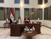 وزير الخارجية والهجرة وشئون المصريين بالخارج يلتقي مع عدد من ممثلي الجالية المصرية في رواندا