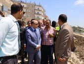 محافظ كفرالشيخ يتفقد أعمال إنشاء كورنيش وممشى بحر تيرة بالحامول .. متنفس مميز لأهالي الحامول