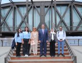 محافظ دمياط يستقبل مدير مكتب اليونسكو بالقاهرة لبحث أُطر التعاون بين الجانبين  و يتفقدان كوبرى دمياط التاريخى ” جسر الحضارة “