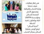وزارة الشباب والرياضة وصندوق الأمم المتحدة للسكان UNFPA ومؤسسة اتجاه يواصلون تنفيذ أنشطة”أندية السكان ” لرفع الوعى بقضايا السكان بمراكز الشباب