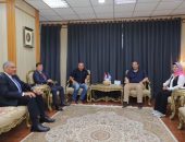 محافظ دمياط يستقبل رئيس صندوق التنمية الحضرية ويرأسان اجتماع لمناقشة مشروع ” التطوير الحضرى التشاركى على مستوى المدينة فى مصر ” بمدينة عزبة البرج