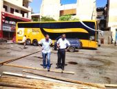 رئيس مدينة الأقصر يتفقد أعمال رفع كفاءة ميدان صلاح الدين