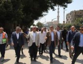 محافظ الجيزة يتفقد تجهيزات تسليم موقع المحطة ١٣ لمشروع الخط الرابع لمترو الانفاق بمنطقة نصر الدين بالعمرانية