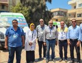 الكشف على ١٣٥١ مواطن خلال قافلة طبية مجانية بقرية البهي بإيتاى البارود بوجود ٩ عيادات طبية ……