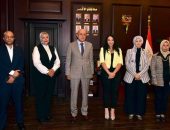 المهندس عبد المطلب عماره محافظ الاقصر  يستقبل وفد وزارة التخطيط والتنمية الاقتصادية ،