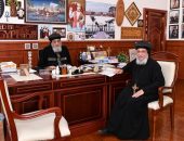 قداسة البابا يستقبل نيافة الأنبا توماس