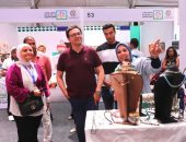 وزير الثقافة يزور معرض تنمية الأسرة المصرية مساء أمس ويشيد بأجنحته