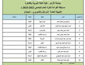 أسماء الطلاب الفائزين في المرحلة الأولى من اختبارات مسابقة القراءة الحرة