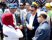 وزير الإسكان ومحافظ كفر الشيخ يتابعان سير  العمل بمحطة معالجة صرف صحى مركز فوه.. وموقف تنفيذ توسعات المحطة
