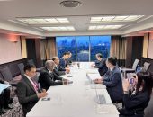 وزير الخارجية يلتقي بالمدير التنفيذي لمنظمة التجارة الخارجية اليابانية “الجيترو”
