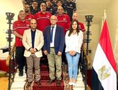 سفير مصر فى صوفيا يستضيف بعثة منتخب مصر للكرة الطائرة للناشئين تحت ١٧ سنة