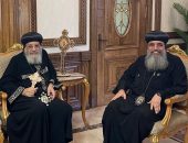 قداسة البابا يستقبل نيافة الأنبا مارك