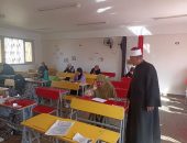 فضيلة الشيخ وسيم متولي، رئيس منطقة دمياط الأزهرية،  يتفقد لأعمال امتحانات الدور الثاني للشهادة الثانوية الأزهرية