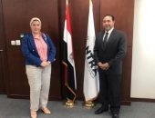الدكتورة سحر السنباطي رئيسة المجلس القومي للطفولة والأمومة  تلتقي باللواء أحمد عبد الحافظ