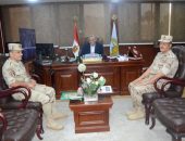محافظ الغربية يناقش استعدادات التدريب العملي المشترك لمجابهة الأزمات والكوارث صقر ١٣٨