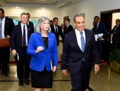 وزير الخارجية والهجرة وشئون المصريين بالخارج يستقبل وفداً من أعضاء الكونجرس الأمريكي