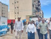 محافظ بورسعيد يتفقد ” الثلاثيني”  بحي الشرق و عدد من المناطق بالضواحي