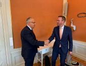 الدكتور سويلم يلتقى وزير الشئون الريفية والبنية التحتية السويدى