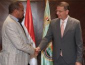 وزير الزراعة يستقبل المدير العام للمنظمة العربية للتنمية الزراعية