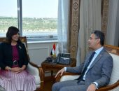 وزير التموين والتجارة الداخلية يستقبل السفيرة نبيلة مكرم رئيس الأمانة الفنية للتحالف الوطنى للعمل الأهلى التنموي لبحث سبل التعاون المشترك.