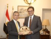 وزير الثقافة يستقبل سفير اليابان في القاهرة لبحث تكثيف التعاون في المجالات الثقافية