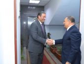 محافظ دمياط يستقبل رئيس المركز الوطني لتخطيط استخدامات أراضى الدولة