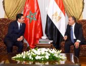 على هامش اجتماعات الجامعة العربية، وزير الخارجية والهجرة يعقد اجتماعاً مع نظيره المغربي