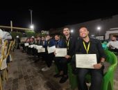 وزير الشباب والرياضة يشهد الحفل الختامي للمعسكر الثاني لحملة “بشبابها” بالغردقة