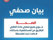 الصحة: خروج جميع مصابي حادث قطاري الزقازيق من المستشفيات باستثناء 8 حالات تحت الملاحظة