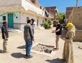 رئيس مدينة القصير يتفقد  شوارع منطقة المستعمرة