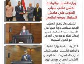 وزارة الشباب والرياضة تُدشن مكتب شباب الجنوب علي هامش الاحتفال بيومه العالمي