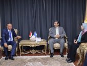 محافظ دمياط يستقبل ممثلى الشركة التركية للمنسوجات DNM لبحث أُطر التعاون المشترك