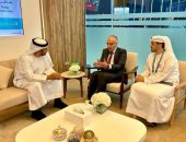 الدكتور سويلم يلتقى رئيس دائرة الطاقة بدولة الإمارات العربية المتحدة