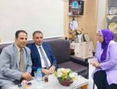 عميدة  كلية دراسات بنات الزقازيق تثمن زيارة عمداء كليات البنين بالشرقية للكلية ،وتشكر فضيلة الإمام الأكبر، وقيادات الجامعة على مساهمتهم الفاعلة في نمو وتقدم كليات الأقاليم.