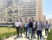 رئيس جهاز مدينة أكتوبر الجديدة يتفقد وحدات المبادرة الرئاسية ” سكن لكل المصريين ” بمنطقة غرب المطار