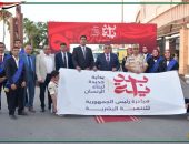 محافظ الدقهلية يشهد تدشين مبادرة فخامة الرئيس عبدالفتاح السيسي ( بداية جديدة لبناء الانسان) من أمام ديوان عام محافظة الدقهليه بعد إعلان رئيس الوزراء تدشينها بجميع المحافظات .