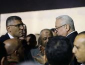 محافظ الجيزة يعاين جهود السيطرة على حريق نشب بديكور أحد مواقع التصوير بمدينة الانتاج الإعلامي