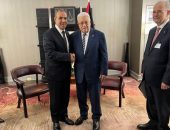وزير الخارجية يلتقي مع الرئيس الفلسطيني