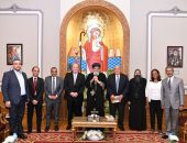 قداسة البابا يستقبل رئيس مجلس إدارة بنك سايب