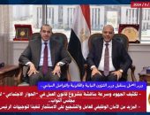 وزير العمل يستقبل وزير الشؤون النيابية والقانونية والتواصل السياسي..