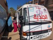 إطلاق قافلة طبية بالوسطانى تردد عليها ١٣٨٣ مواطن تلقوا خدمات الكشف والعلاج بالمجان