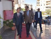 محافظ بورسعيد يشارك في اجتماع مجلس جامعة بورسعيد