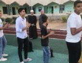فضيلة الدكتور ياسر سلامة الوكيل، الوكيل الشرعي لمنطقة كفر الشيخ الأزهرية، يتابع فعاليات طابور الصباح وسير العمل الدراسي بمعهد كفر الشيخ الثانوي بنين