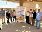 الادارة العامة للسياحة بالجيزة تنظم عرضا بفرقة التنورة التراثية مع فرقة المزمار البلدي امام السائحين